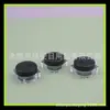 Botella Cuadrada Negra 10g caja de yeso botella de crema de manos caja de lentejuelas 10ML botella cuadrada de maquillaje caja de subempaque cuadrado con brillo