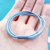 Anillo para el cabello básico 3 en 1 de alta elasticidad, versión coreana de cabeza de bola de cola de caballo simple, banda de goma pequeña, cuerda para la cabeza fresca pequeña, venta al por mayor para mujeres
