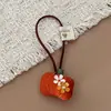Nuevo colgante para teléfono de muñeca estilo coreano ins, lindo accesorio de bolso de muñeca para estudiantes, llavero de tela hecho a mano