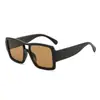 Nuevas Gafas de Sol Cuadradas de Moda con Doble Puente Estilo Europeo y Americano para Hombres y Mujeres Personalidad Tendencia Versátiles Marco Grande Gafas de Sol para Protección Solar al Aire Libre