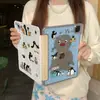 Tabla de surf rosa con un lindo diseño de pingüino, adecuada para fundas de tablet iPad, 10ª generación, adorable Mini 6, con ranura para lápiz, versión Pro