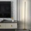 [Seleccionado] Lámpara de pie ajustable Escandinava Moderna Normcore Lámpara de pie de línea LED Fondo para transmisión en vivo Lámpara de sala de estar