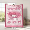 Manta de Franela Sanrio para Niños de Dibujos Animados Transfronteriza Manta con Impresión Digital Manta para Cuatro Estaciones Manta de Aire Acondicionado Manta para la Siesta