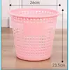 Lixeira Doméstica Simples Sem Tampa, Adesivo de Anel de Pressão, Cesto de Lixo, Banheiro, Sala de Estar, Balde Coletor de Lixo para Cozinha
