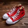 Tênis de Lona Casual Retro High-Top Unisex Chuck Taylor All Star Classic Evergreen para Skate