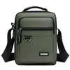 Nueva Bolsa de Hombro para Hombre Casual Moderna Versátil Multicapa Bolsa para el Trabajo Simple Moda Bolso de Mano de Viaje para Hombre Bolso Cruzado