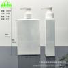 300ml Flat Square Corner Press Lotion Bottle High-end petg Men's Shampoo Bottle Hotel Supplies Bottled