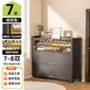 Zapatero de acero para uso doméstico, adecuado para entradas y pasillos, con gran capacidad, diseño de montaje en pared y almacenamiento integrado, proporcionando almacenamiento a prueba de polvo