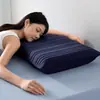 Funda de almohada anti-baba, anti-aceite y a prueba de suciedad, funda de almohada anti-aceite de cabeza y sudor, funda para cojín de adulto para el hogar, juego de dos