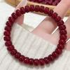 Pulsera de Bodhi de Jade Blanco Cuentas de tableta con degradado rosa enrollamiento de dedo femenino placa suave para jugar cuentas de Buda Zi de Bodhi para jugar pulsera al por mayor