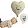 Accesorios para Fotos de Bebé Niño Luna Llena Globo Bebé de 100 Días Decoración del Hogar Tela de Fondo 100 Decoraciones