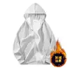 320G Sudadera con Capucha Gruesa Forrada de Polar Transfronteriza Segunda Edición para Hombres y Mujeres Chaqueta con Cremallera de Pareja Hombres
