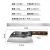 Cuchillo de Cocina Forjado Antiguo Puramente Hecho a Mano, Cuchillo Chino para Cortar, Machete Afilado para Carne para el Hogar, Cuchillo Chino para Huesos de Chef Comercial
