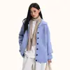 Estoque de fábrica: Novos cardigans de outono/inverno, estilo casual retrô americano, malha de tricô com corte solto e decote em V para homens, cores lisas