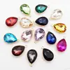 Nova moda pingente de cristal pingente gota d'água acessórios de liga acessórios de cabelo feitos à mão sapatos roupas brincos acessórios de joias diy