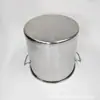 Cubo para Sopa de Acero Inoxidable Multiespecificación con Tapa Plana, Gran Capacidad, Adecuado para Comedores y Uso Doméstico, para Cocinar Fideos, Gachas, Carnes Estofadas y Hervir Agua