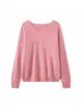 Outono/Inverno Novo Estilo Coreano Solto Gola V Cashmere Peludo Suéter Solto Emagrecedor Seda de Amora Top Feminino