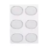 Pegatina redonda pequeña pegatina para el talón gratis para resolver rozaduras en el pie pie pinzamiento pie pinzamiento pie 6 pegatinas bolsa transparente en stock