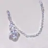 Retenção de Cor Alta 14K Retenção de Cor Acessórios de Cristal Pingente Rainha Mãe Saturno Cruz Pulseira DIY Colar Feito à Mão