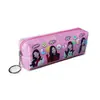 Han Xing accesorio tinta rosa straykids ive TWICE personalidad PU almacenamiento bolsa de papelería estuche de lápices accesorio estrella