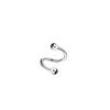 Amazon AliExpress Anillo labial de diamante en forma de S anillo para la nariz aretes acero inoxidable joyería piercing Europa y Estados Unidos venta al por mayor transfronteriza