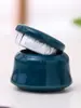 Caixa de Cerâmica Portátil Estilo Retrô 10g Lata Selada para Chá Pó de Incenso Tamanho Pequeno Creme Mini Blush Frasco para Decantar Batom
