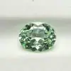 Gema de color cortada a la llama: zafiro de huevo de paloma, padparadscha sintético ovalado, morganita, cara de anillo rosa de forma ovalada piedra suelta