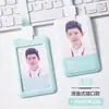 Portatarjetas de Identificación Youhe Permiso de Trabajo con Cordón para Colgar en el Cuello Insignia Tarjeta de Autobús Tarjeta de Campus Tarjeta Escolar Tarjeta de Trabajo Horizontal y Vertical Opcional