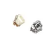 Fábrica en stock cremallera de cabeza de locomotora cabeza de cremallera accesorios de hardware para equipaje cabeza de cremallera metálica aleación de zinc No. 5 desmontable