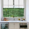 1 Pieza Cortina Corta con Patrón Multicolor Cortina de Cocina Media Cortina Decoración Transfronteriza para Ventana Pequeña Navidad Algodón Poliéster