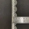 Fábrica de Origem seda leite fina 1-5cm bordado de renda bolo com em estoque acessórios de vestuário atacado