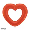 Balão de Filme de Alumínio Novo Dia dos Namorados Transfronteiriço Urso do Amor Lábios Carta de Amor Rosa Cena de Confissão Balão