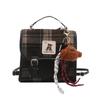 Mochila de Cuadros de Nicho Moderna y Elegante para Mujer 2026 Nuevo Modelo Mochila Pequeña Estilo Universitario para el Trabajo y los Viajes