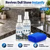 Spray Revestimiento de Cristal de Piedra KineShineX para Encimeras de Mármol Granito Piedra de Cuarzo - Cuidado Abrillantador Impermeable Resistente a Manchas