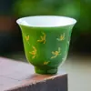 Fabricante Taza de Té Orquídea Qiushui Taza de Té de Cerámica Juego de Té Kung Fu Taza de Maestro Taza de Té Personal Taza Individual