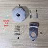 Computador flat carro acessórios push pin código de ajuste de distância conjunto do botão com bloqueio de escala pino de mola xiao zi placa de etiqueta