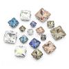 Acessórios de Joias DIY Prontos de Fábrica Diamante de Vidro com Formato Especial Acessórios para Roupas Decoração de Vestido de Noiva Garra D Quadrada Costura à Mão