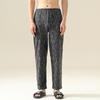 Pijama de Algodão Antibacteriano 7A Masculino Tamanho Grande Verão Primavera e Outono 2025 Novo Cor Lisa Calça Casual Para Todas as Estações Calça de Casa