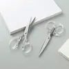 Tijeras Transparentes para Oficina en Casa Estudiantes Corte de Papel Cuchillo de Unboxing Tijeras Transparentes Hechas a Mano de Acero Inoxidable En Stock Venta al por Mayor