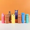 Estuche de Silicona Retráctil de Dibujos Animados 3D para Niños, Portatodo Lindo y Elegante, Bolsa de Almacenamiento de Papelería de Gran Capacidad para Estudiantes