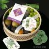 Caja de Regalo de Frutas del Festival del Bote del Dragón Decoración de Ceremonia Acompañante Tarjeta Colgante Tarjeta de Felicitación Caja de Regalo de Zongzi Colgante de Puerta de Artemisa Decoración Colgante para Coche Tarjeta Colgante