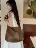 Bolsa Tote Feminina 2026 Novo Modelo Macia Transversal Grande Capacidade Bolsa de Ombro para Aula e Deslocamento Nicho Versátil Bolsa Transversal