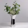 Vaso Moderno Nórdico de Pétalos Adornos Florales Modelo de Ajuste Suave Departamento de Ventas de Sala de Modelos Mesa de Café Escritorio Adornos para Exhibición en Ventana