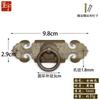 Tirador de cajón de murciélago Chengyu de 10 x 3 cm, nuevo, antiguo, chino, de cobre puro, para zapatero, tirador pequeño