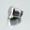 Loniu 19mm Interruptor de Botón Metálico Auto-Restaurable Sin Luz Cabeza Plana Pie de Tornillo Botón de Auto-Bloqueo Normalmente Abierto