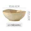 Louça Cerâmica Rústica de Alto Valor Estilo Retrô para Uso Doméstico: Pratos, Tigelas de Arroz, Tigelas de Sopa, Copos de Água, Pratos de Jantar Esmaltados em Forno de Formato Irregular, Empratamento Criativo