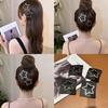 Estilo coreano estrela de cinco pontas strass BB clipe feminino de volta cabeça quebrada cabelo fixo hairpin franja testa lado grampo de cabelo clipe lateral clipe