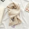 Cachecol de Lã Tricotado Fofo Sanrio Hello Kitty Feminino de Inverno Espessado Quente Estilo Japonês