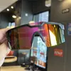 Gafas de Sol Infantiles para Ciclismo Transfronterizo, Gafas de Sol Coloridas Deportivas para Exteriores Infantiles, Visores Solares a Prueba de Viento y Anti-UV, Protección Ocular
