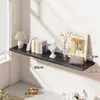 Estante de Pared Oculto de Una Sola Línea Estantería para Libros Colgante de Pared para Sala de Estar Estante Colgante de Pared para Dormitorio